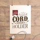 animal CORD HOLDER